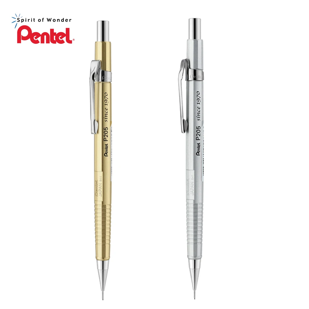 

Японские механические карандаши Pentel P205, карандаш для студентов, 0,5 мм, с низкой тяжестью, офисные карандаши для рисования, канцелярские принадлежности, школьные принадлежности