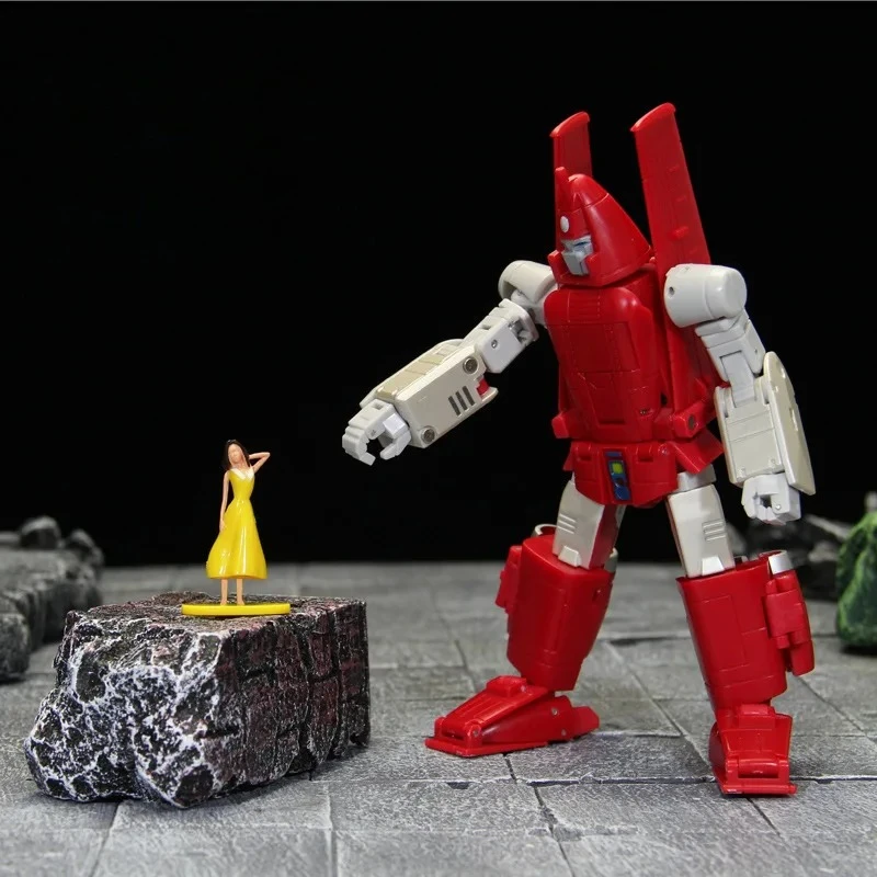 

В наличии PocketToys Transforming Toys PTM-01 PTM01 Powerglide G1 Анимированная версия Малая масштабная модель робота Фигурка KO
