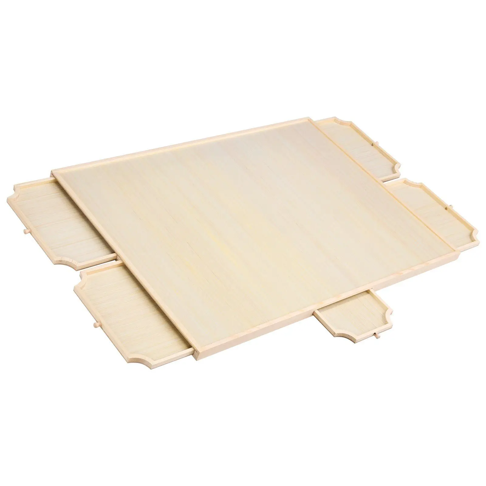 

Wooden Jigsaw Mat for 1500Puzzle 34x25in with Storage Drawer and Removable Cover, Ideal Portable Solution