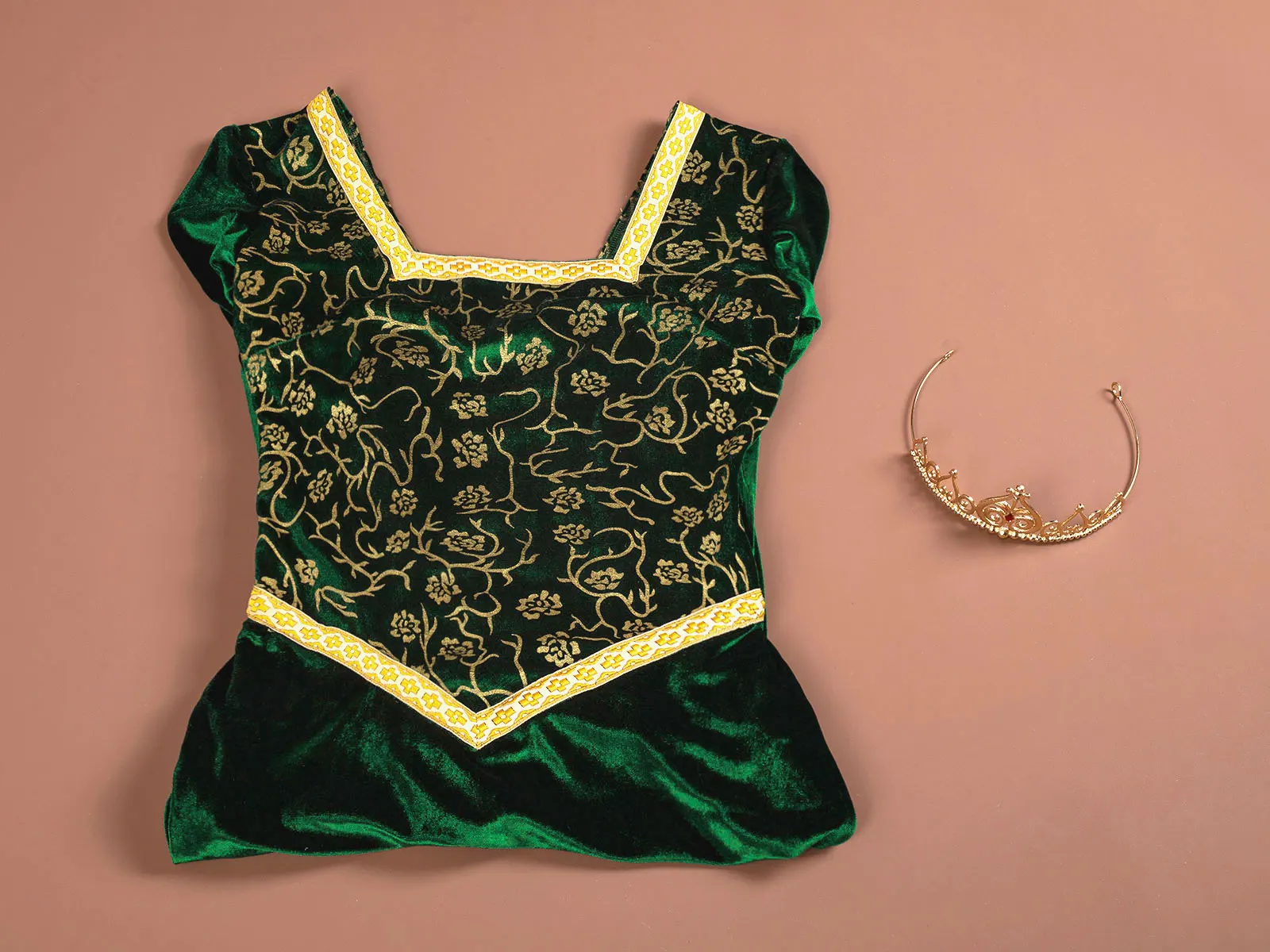 

Women Green Dress Cosplay Costume Halloween Party Outfit for Adults FY0141