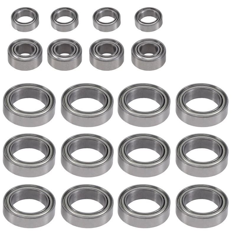 20Pcs Ball Bearing Set BE001 BE002 BE003 For JLB Racing CHEETAH 11101 21101 J3 Speed 1/10 RC Car Spare Upgrade Parts-AD13