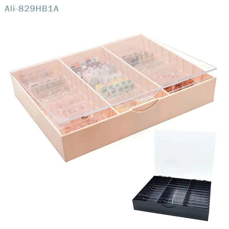 

Nail Tips Display Book Nail Art Showing Shelf Gel Polish False Nails Manicure Collector Box False Tips Display Board Nail Tools