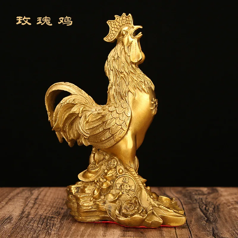 Pure brass chicken lucky chicken rooster money chicken