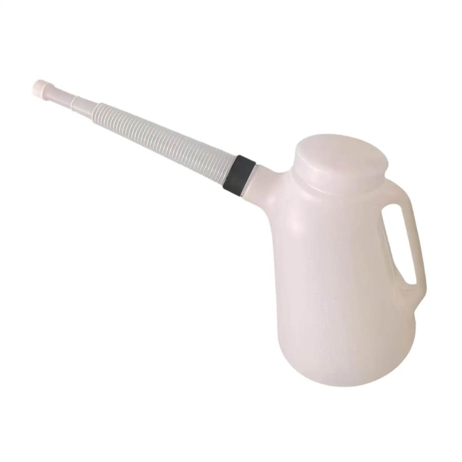 Automotive Oil Measuring Pot HDPE Oil Storage Jug with Ergonomic Handle for Car Motorcycle Boat Maintenance