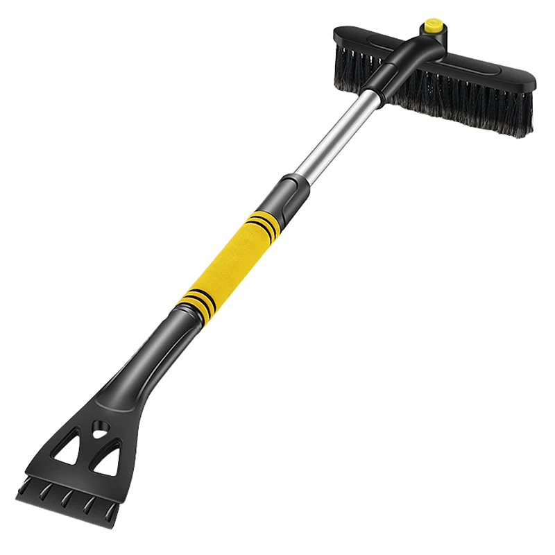 

Extendable Snow Brush with Squeegee and Ice Scraper - Foam Grip - Auto Windshield Snowbrush - No Scratch Removal