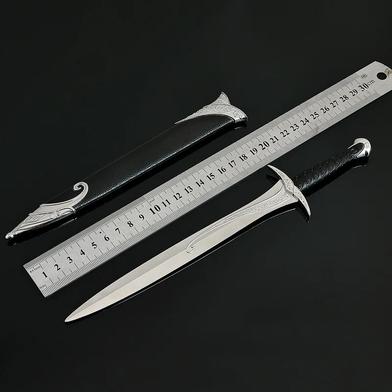 28 cm Nieuwe Sting Game Randapparatuur Metalen Model en Rekwisieten Desktop Decoratie Ornamenten Verjaardag Festival Jongen Geschenken Speelgoed