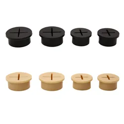 10pcs Flexible Silicone Cable Cord Grommets Rubber Grommets for Table Desktop Hole Cover TV Console and Furnitures Hole Cover