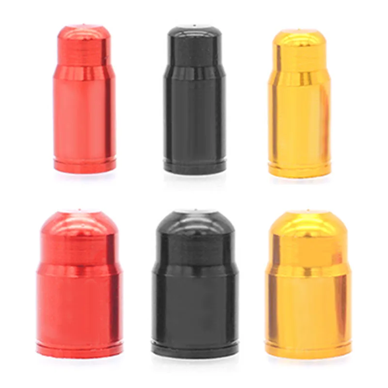 2Pcs 16mm Bicycle Tire Valve Cap Aluminum Alloy Presta / Schrader Valve Cap for Mountain/Road Bikes