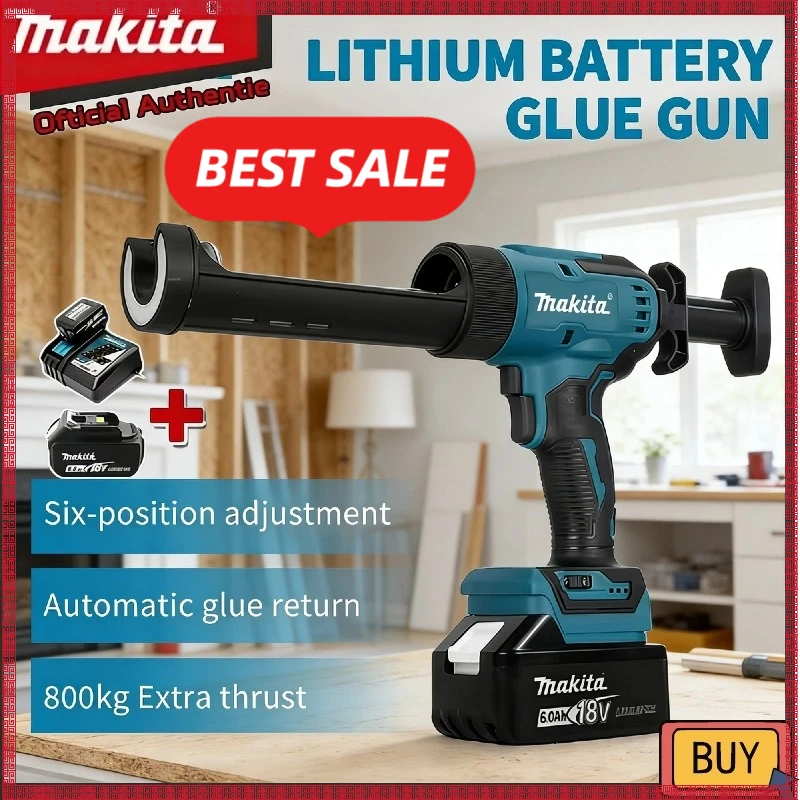Makita Cordless Electric Glue Gun Multifunctional Electric Caulking Gun 18V Portable Glue Filling Sealing Power Tool
