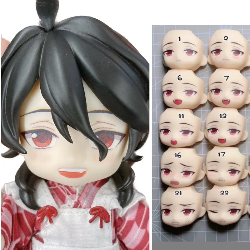 

Sakuma Ritsu Faceplate Ob11 Ensemble Stars GSC YMY 1/12 Clay Man Face Water Sticker Handmade Anime Game Doll Accessories