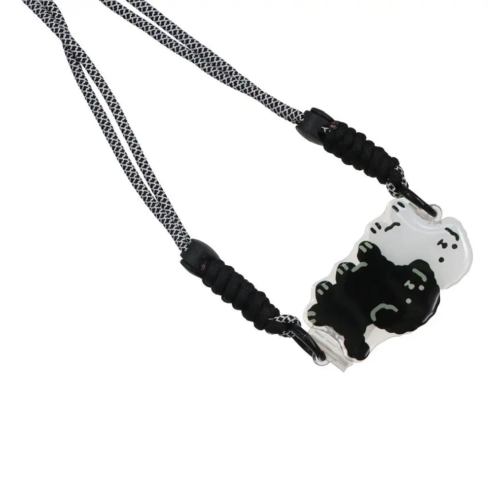 

Cartoon Crossbody Phone Back Clip Rabbit Dog Rabbit Phone Clip Lanyard Universal Detachable Phone Stand Back Clip Lanyard