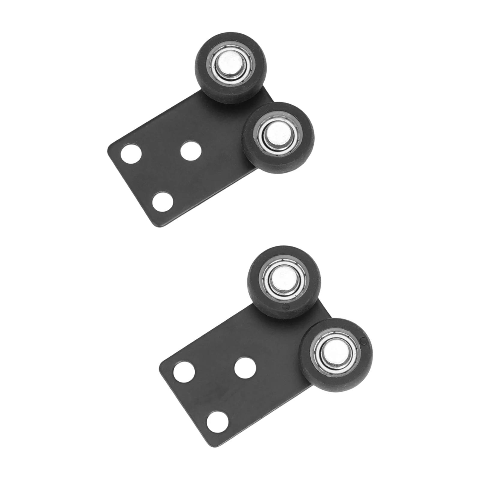 2Pcs Sliding Door Runner Wheel Cabinet Wardrobe Door Roller Pulley for Reducing Noise Bedroom Closet Storage Door Wheels DIY