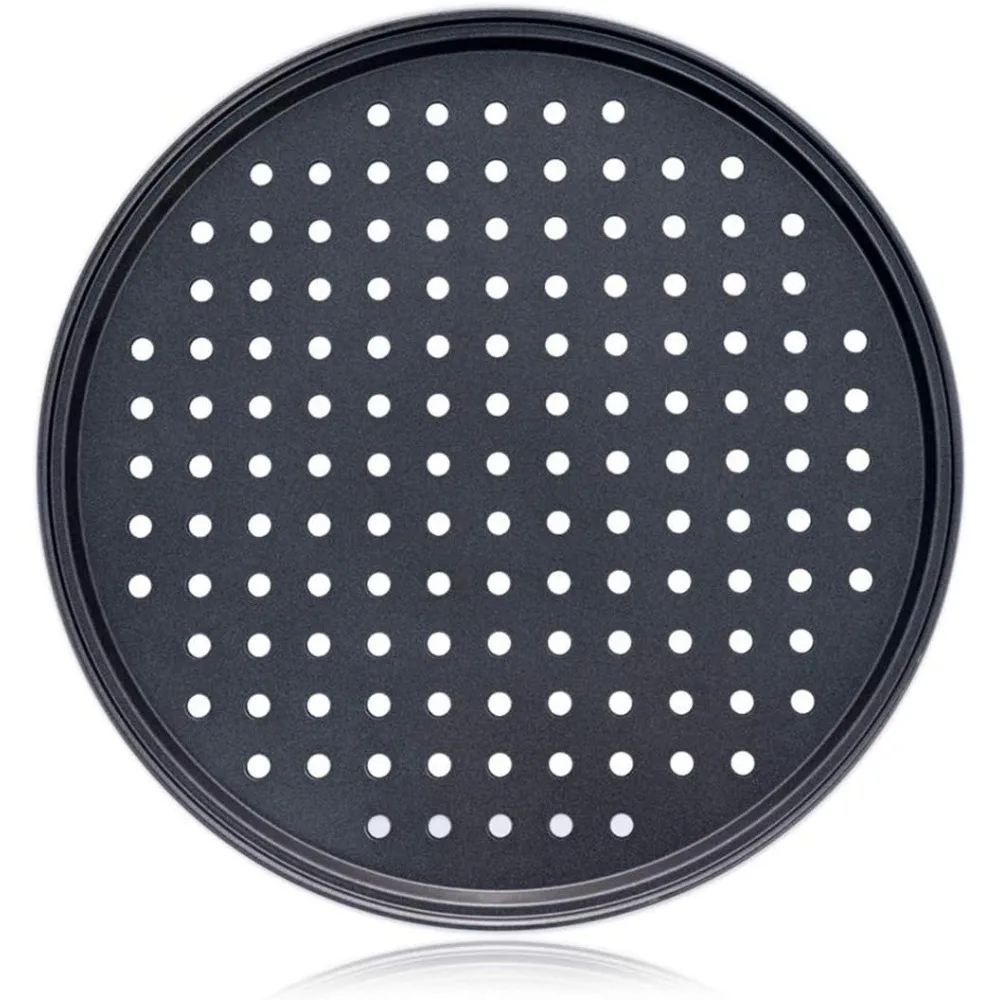 1pc Alices Pizza Pan With Holes 11 Inch Round Pizza Pan for Oven Pizza Bakeware Pizza Pans Pizza Pan Pizza Baking Tray