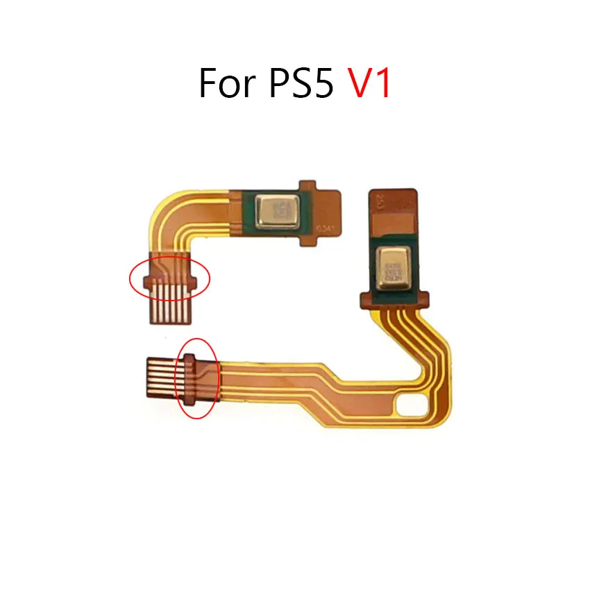 YuXi Microphone Flex Cable Replacement For PS5 V1 V2 Controller Inner Mic Ribbon Cable