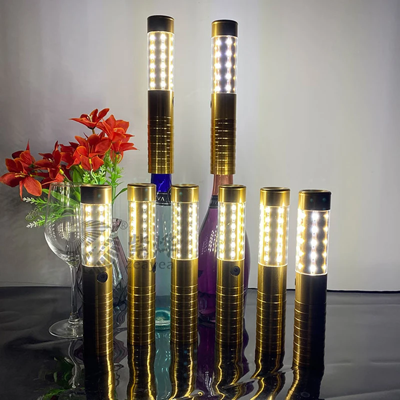 LED Strobe Baton Champagne Wine Bottle Service Sparkler for VIP Nightclub KTV Bar LED Flash Sticks Bottle Service Sparkler