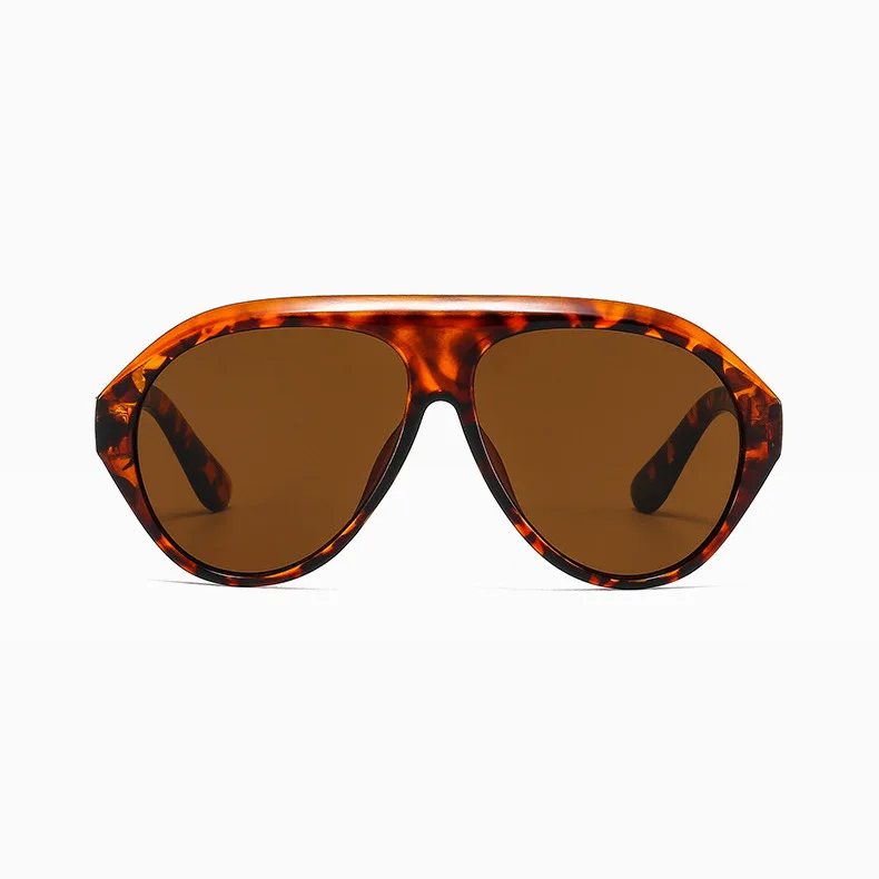Übergroße Pilot Sonnenbrille Frau Luxus Marke Vintage Ein Stück Sonnenbrille Für Dame Beliebte Großen Rahmen Shades Brillen UV400 – Detail 11