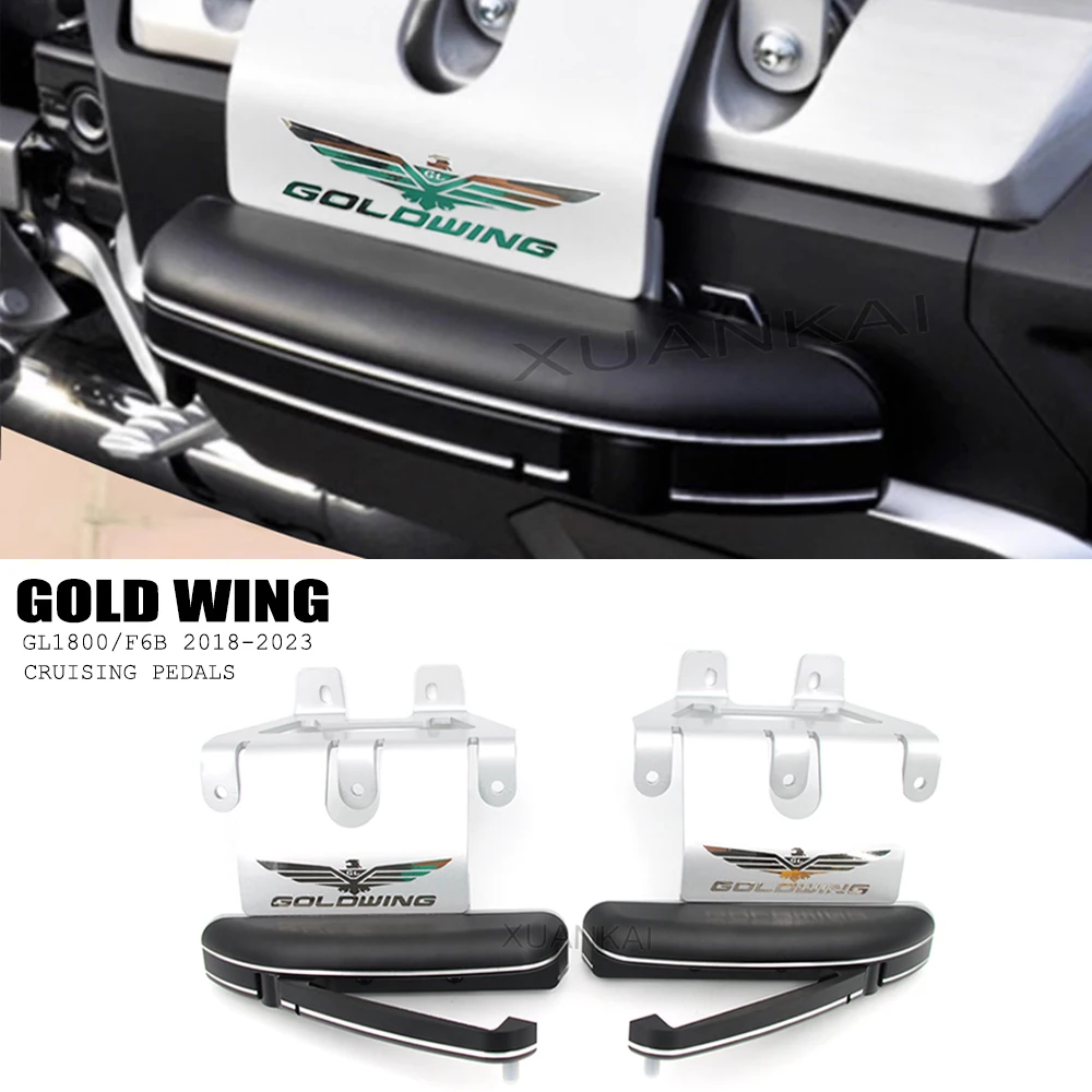 

Goldwing Highway Pegs Foot Pedal For Honda Goldwing 1800 GL1800 F6B Gold wing Engine Protection Adjustable Highway Peg Mounts