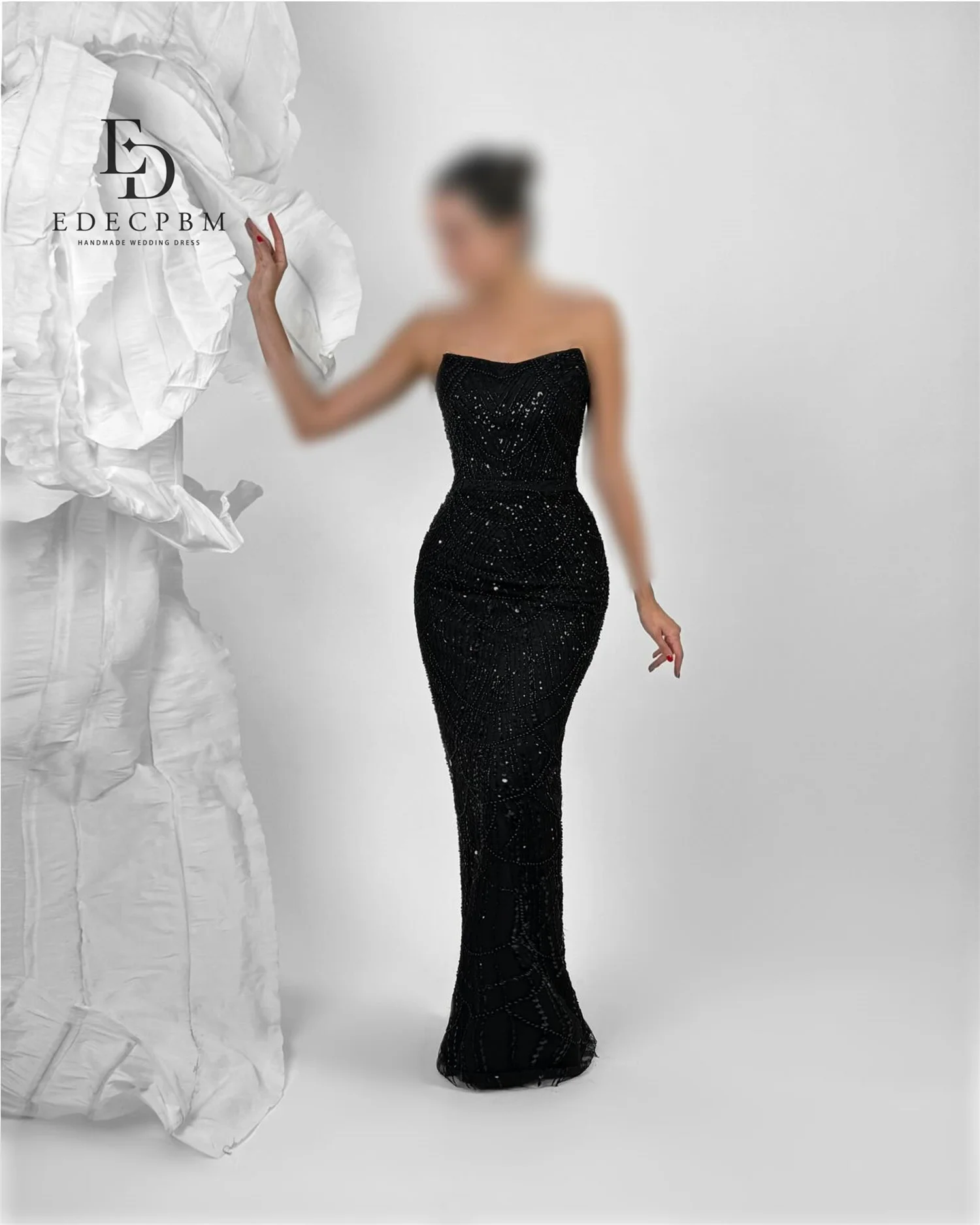 EDECPBM Customized Luxurious Women's Evening Dresses 2025 Luxury Beautiful Prom Dresses Store فساتين سهرة Vestidos De Festa