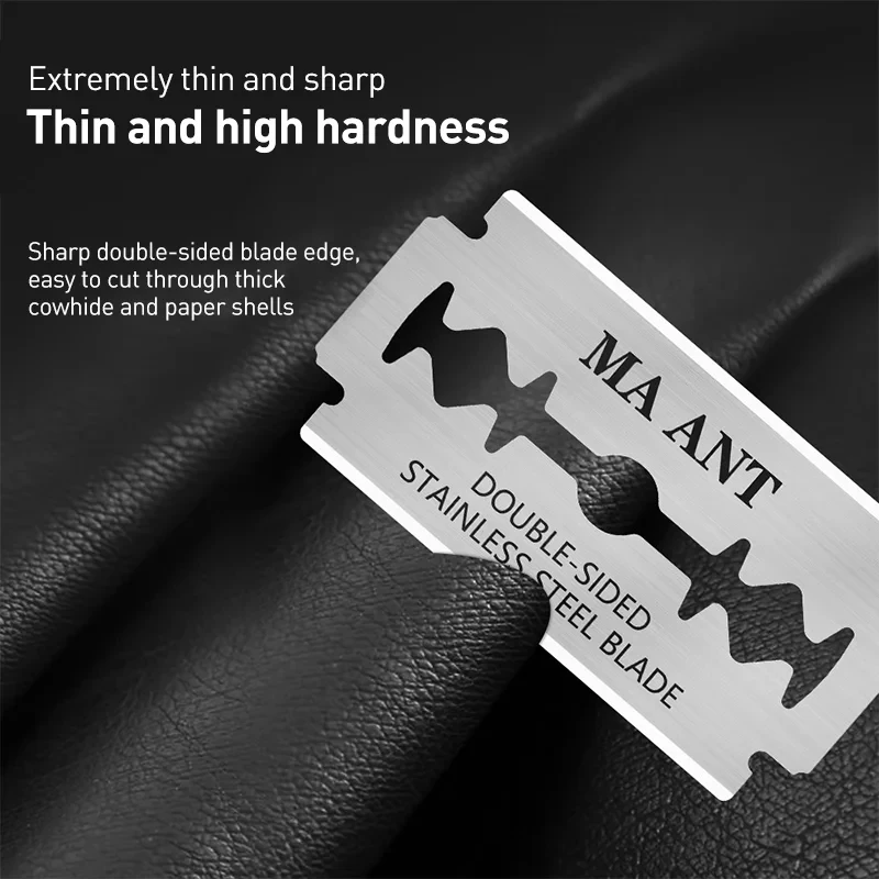 MaAnt Double Edge Stainless Steel Shaving Blade for Mobile Phone Maintenance LCD Screen Disassembly Degumming Knife Set 10/50PCS