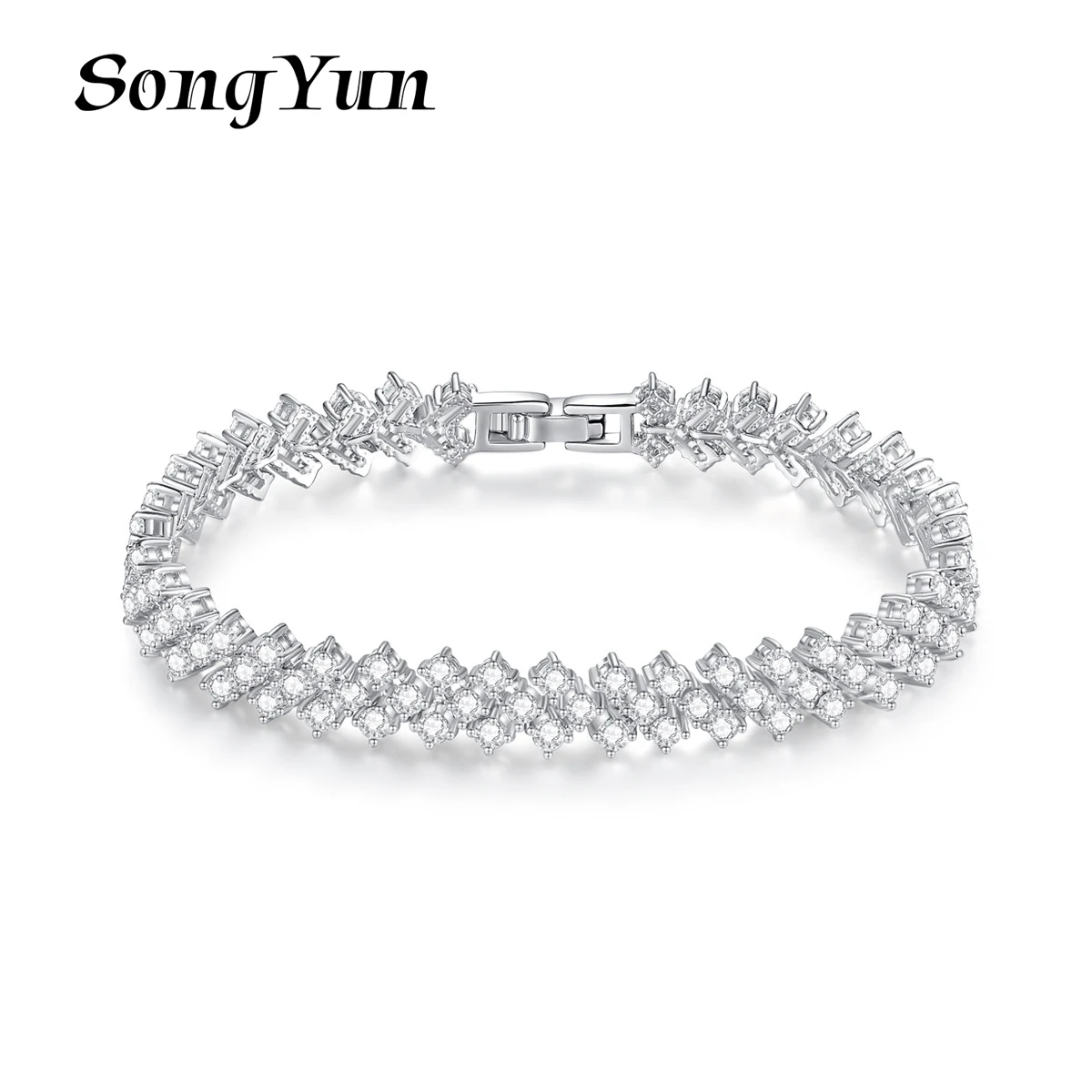 

Ювелирный браслет SongYun MHT Rome второго поколения с медными вставками и цирконами, модные украшения