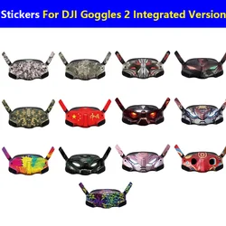 For DJI Avata Drone Flight Glasses Goggles 2 Integrated Version Colorful Sticker Decals Anti-scratch Protective Film G2 Skin Kit