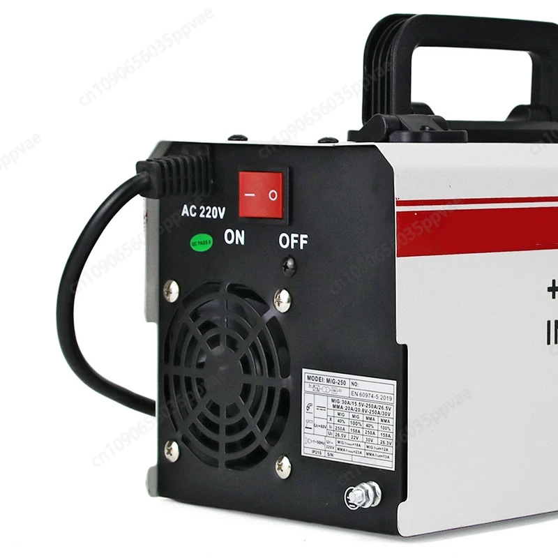 Mesin Las Inverter IGBT 4 in 1 MIG MMA TIG 250A 220-240V Portabel untuk Pengelasan Busur di Rumah, Garasi, dan Fabrikasi Logam, Ringan