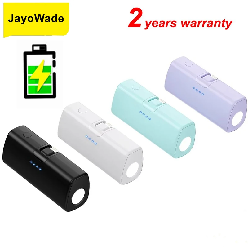 Newest Products Mini Emerg Chargeur 5000mah Power Bank Portable PowerBank for Travel Capsule Battery