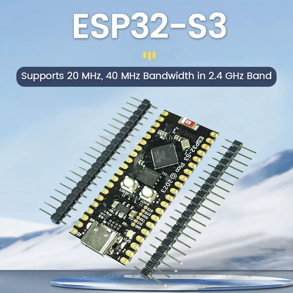 ESP32 S3 Development N8R2 N8R8 N16R8 40Pin Type-C ESP32-S3-WROOM-1 Board 2.4G Wifi BT Module Dual-Core Processor ESP32-S3