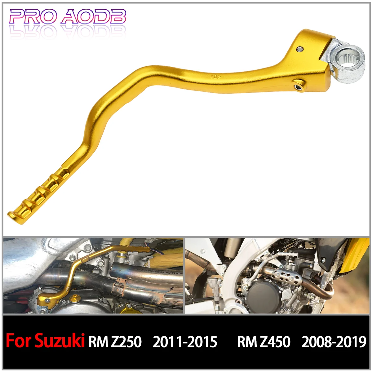 

Motorcycle Forged Kick Start Starter Lever Pedal For Suzuki RM Z250 2011-2015 RM Z450 2008-2016 2009 2010 2017 2018 2019