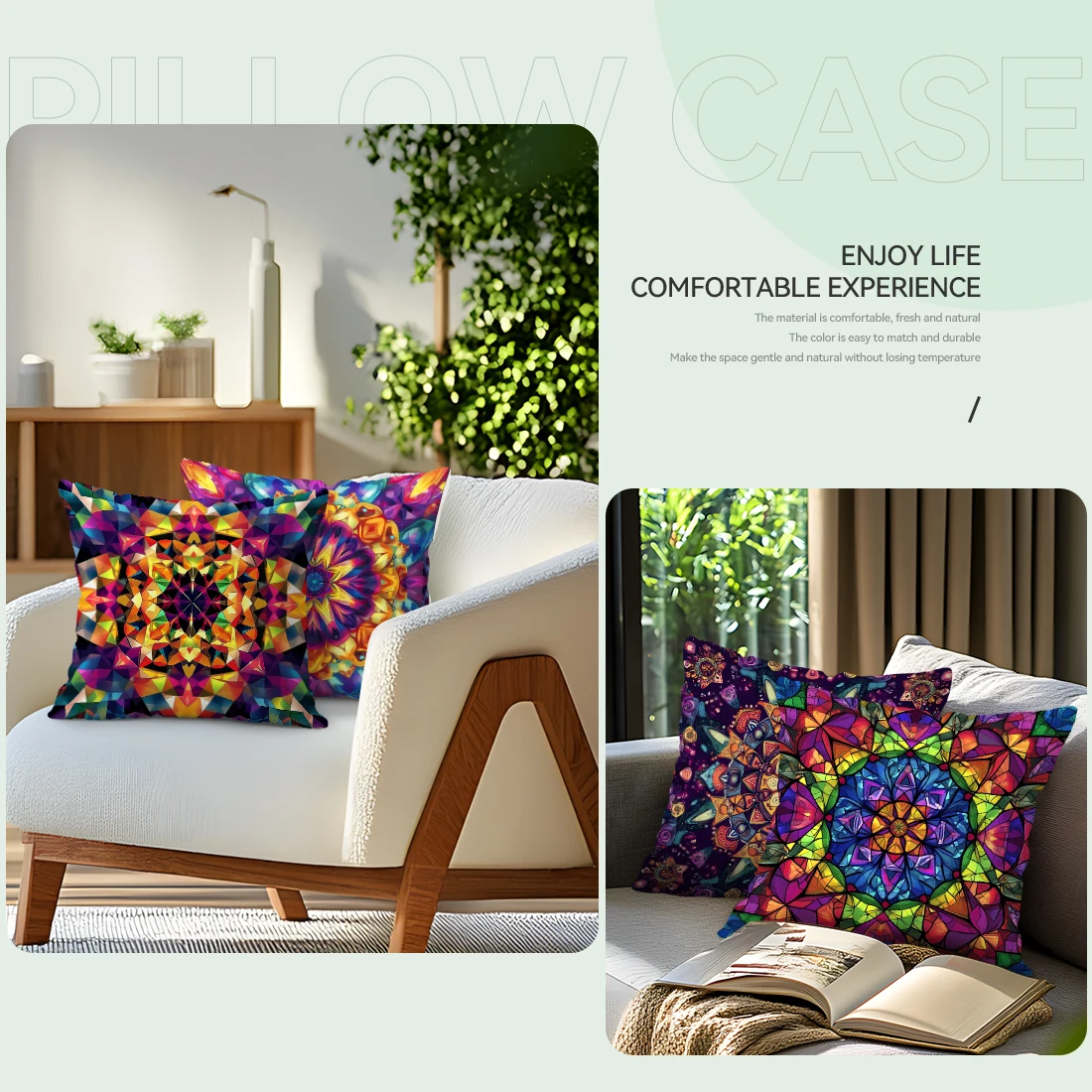 

Bohemian Mandala Cushions Pillowcase Polyester Cushion Cover Throw Pillow Sofa Decoration Pillowcover Home Car Sofa Decor