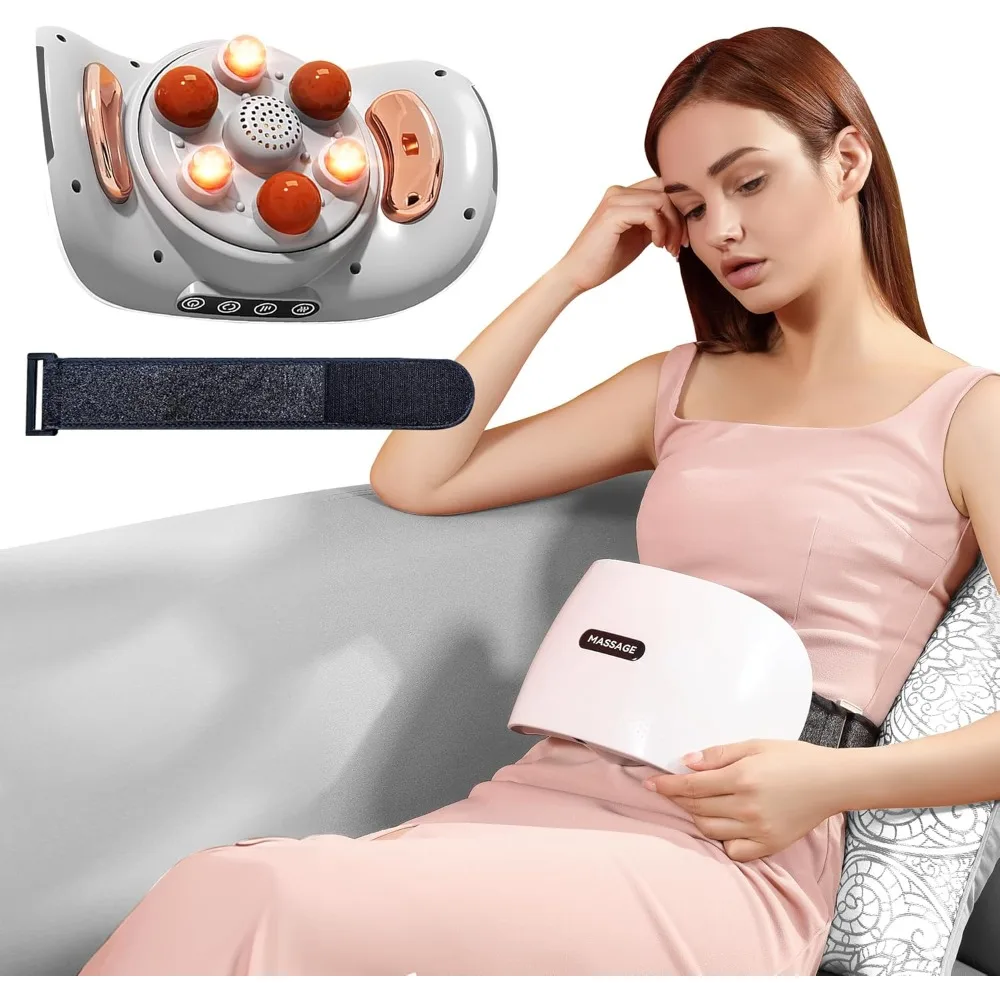 

Electric Bian Stone Abdominal Massager, Stomach Massager for Digestion, Belly Cellulite Massager for Flattening Belly. Relieves