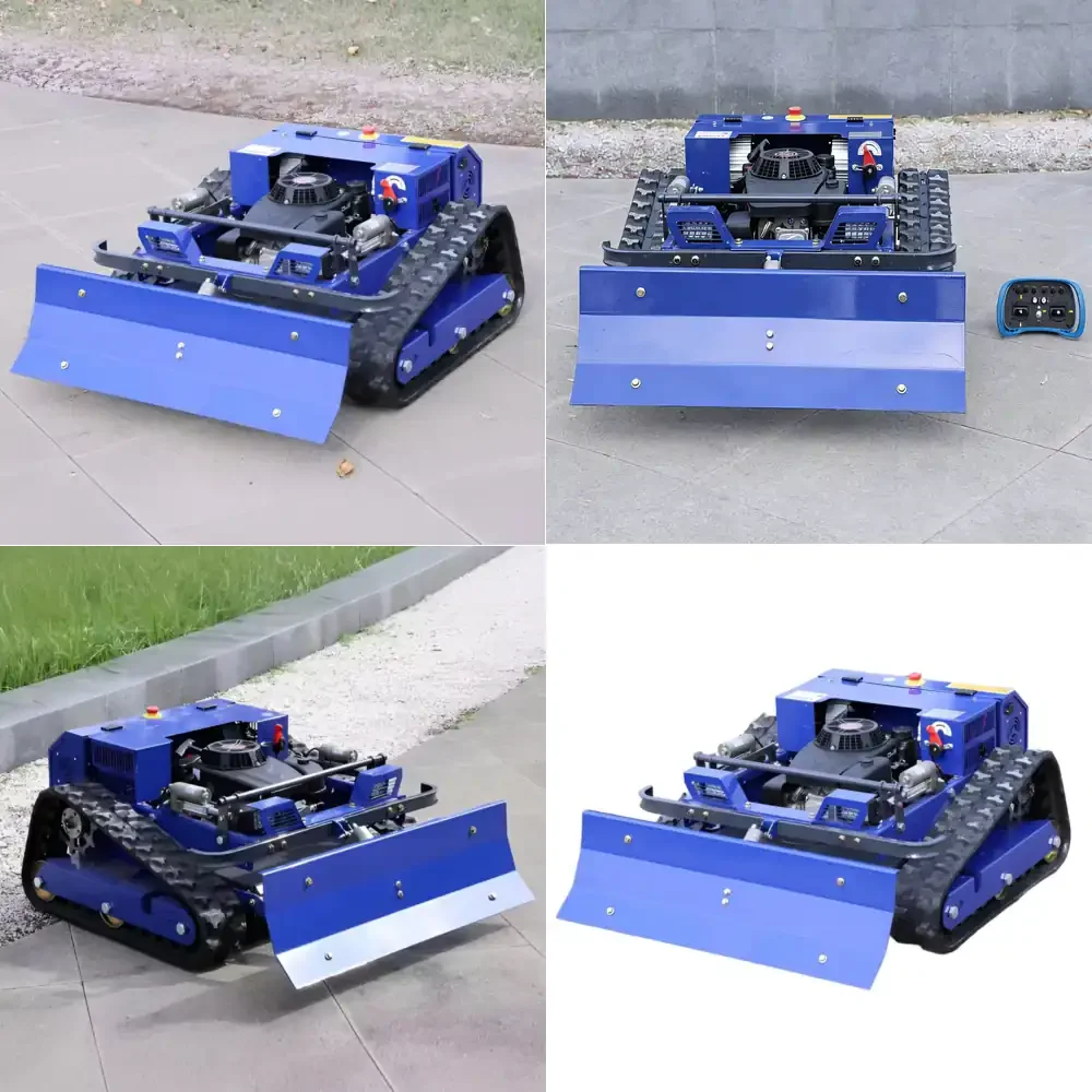 

EPA/EU 5 Certified Industrial Single Cylinder Cordless 224CC 4-Stroke 5800W Remote Control Crawler Lawn Mower All Terrain