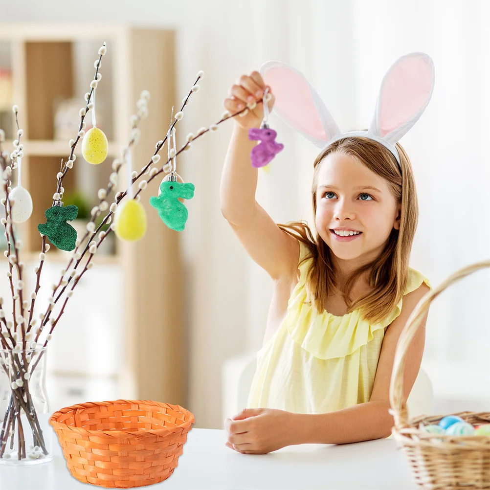 

2 Pcs Woven Baskets Canastos Decorativos Portaoggetti Bagno Canastas Decorativas Cesta Almacenaje Para Pan Cocina