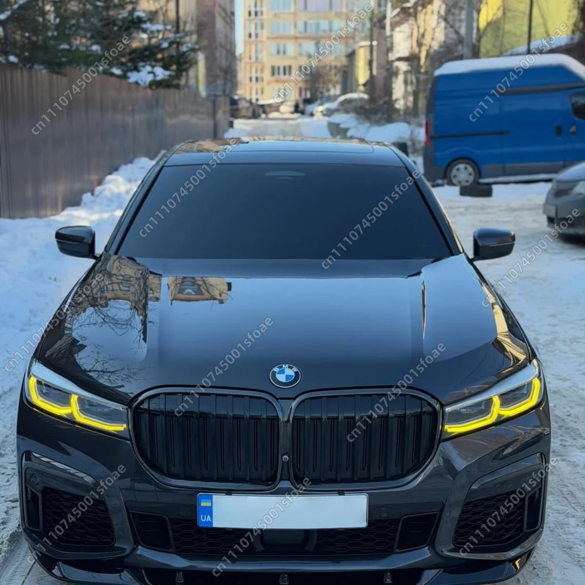 

Front Bumper Splitter Lip For BMW 7 Series G11 G12 2019-2022 ABS Glossy Black Car Spoiler Chin Retrofit Diffuser Body Kit Tuning