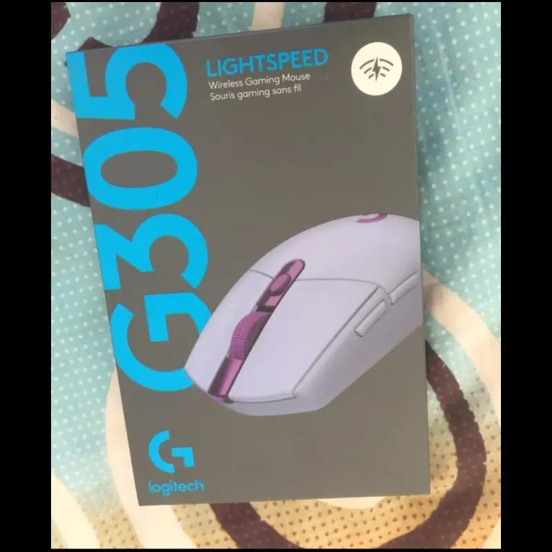 

Logitech G305/G304 Wireless Gaming Mouse - HERO Sensor 12000 DPI, 2.4GHz, Programmable Buttons, Long Battery Life for Esports