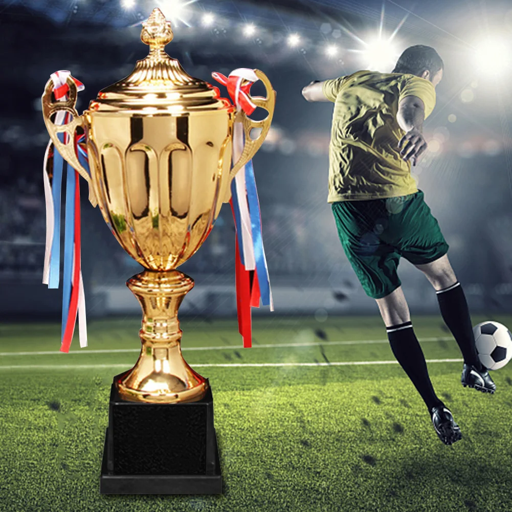 금속 금 트로피 상패 챔피언 모델 스포츠 게임 상패 학교 보상용 우승자 트로피 37/23/33cm