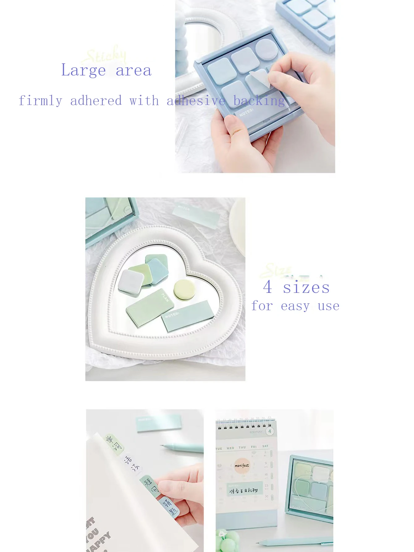 Cartoon Memo Pad coniglio Sticky Note adesivi decalcomania Scrapbooking fai da te Kawaii blocco Note diario cancelleria scuola muslimah