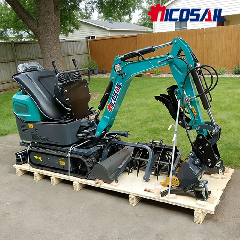

1.2ton Mini Excavator With Adjustable Track Width Portable Compact Design For Backyard And Limited Space Work