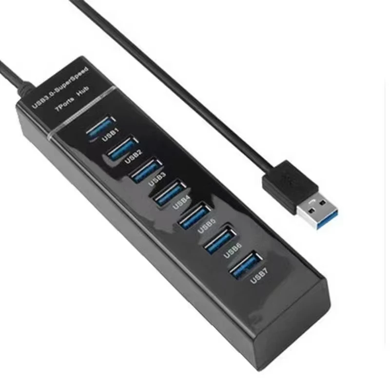 

Usb3.0 Hub 4-портовый высокоскоростной USB-разветвитель для жестких дисков USB-флеш-накопитель Мышь Клавиатура Удлинительный адаптер Ноутбуки USB-концентратор