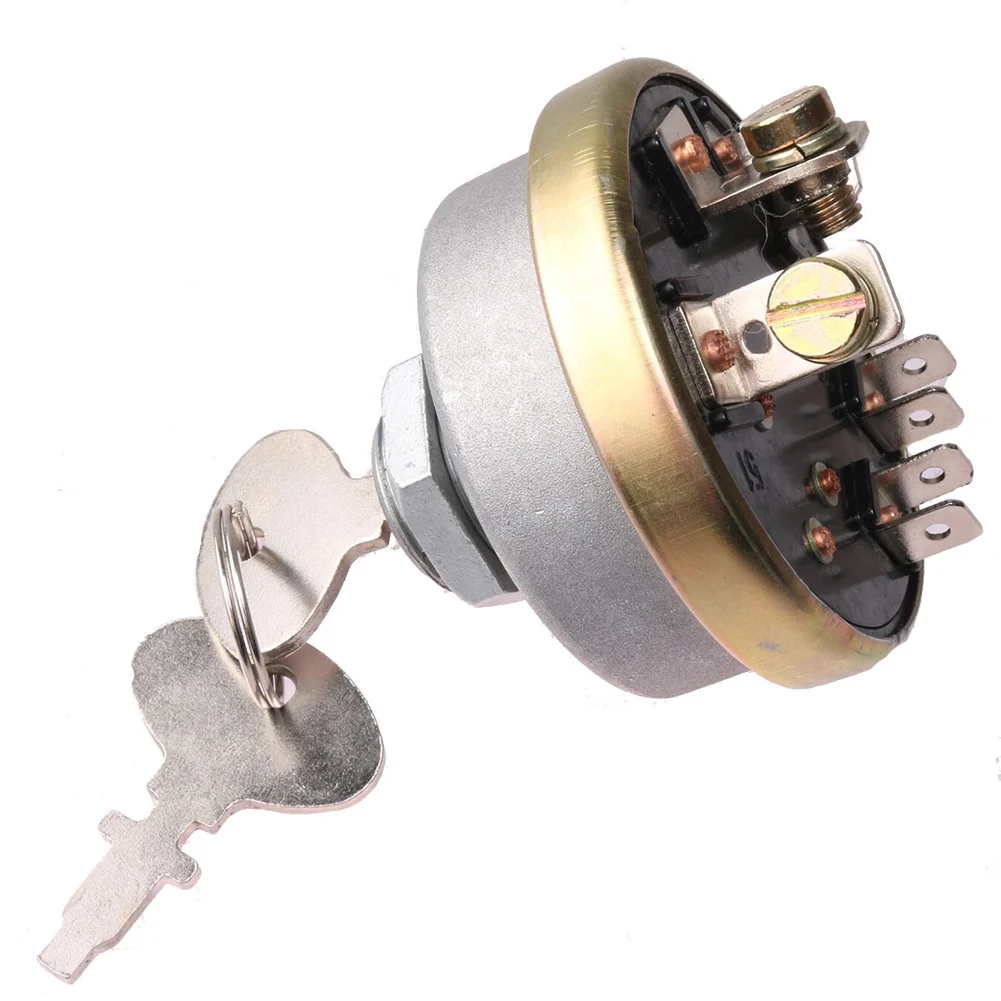 Ignition Light Key Switch for Oliver Tractor 1250A 1255 1265 1270 1355 1365 1370 1465 1470 Direct Wiring Harness Fit