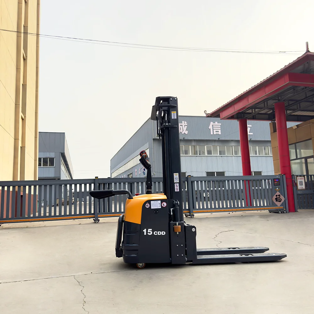 Free Delivery CDD20 Electric Stacker Crane 1.5-2 Tons Brand-new Sturdy CE MSDS Material Handling Machine Lithium-Ion