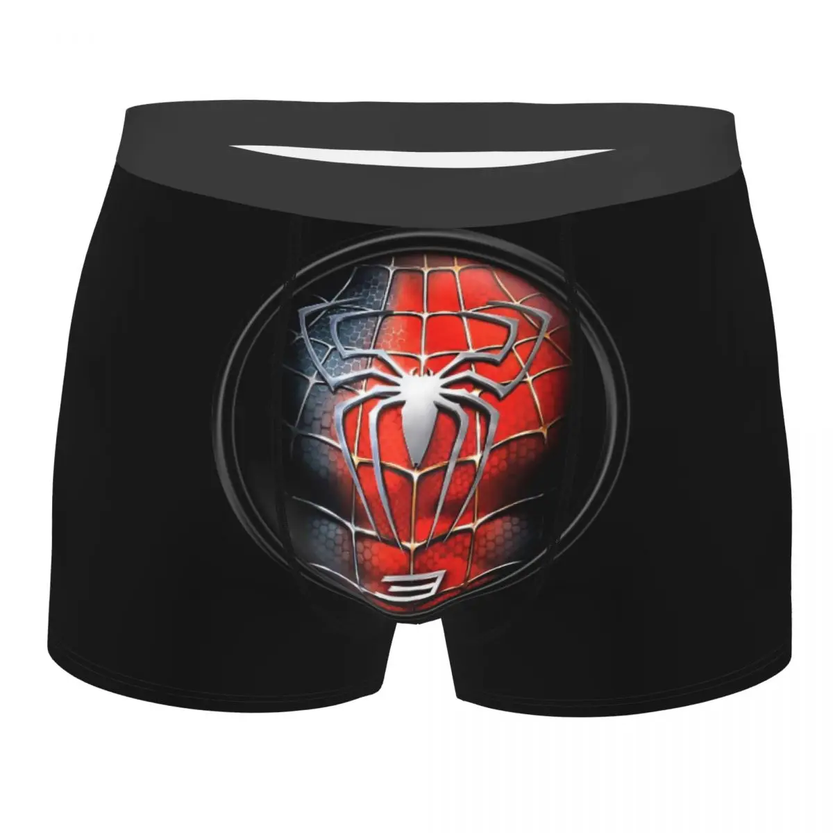 

Мужские трусы-боксеры с принтом Спайдермена, сексуальные, на заказ