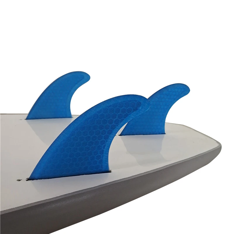 Surf Fins M Tri Fins UPSURF FUTURE FINS G5 Thruster Fins Honeycomb Blue Sup Fins For Surfing Accessories quillas de surf