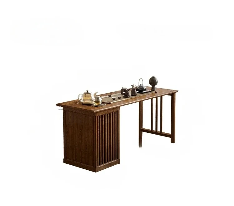 

New Chinese Style Solid Wood Tea Table Household Ash Wood Tea Table