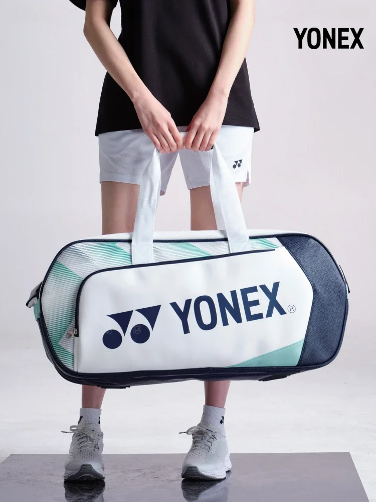 YONEX 용수철 및 여름 배드민턴 라켓 가방, 휴대용 대용량 가방, 휴대용 내구성 스포츠 가방, 남녀공용, 2024 신제품