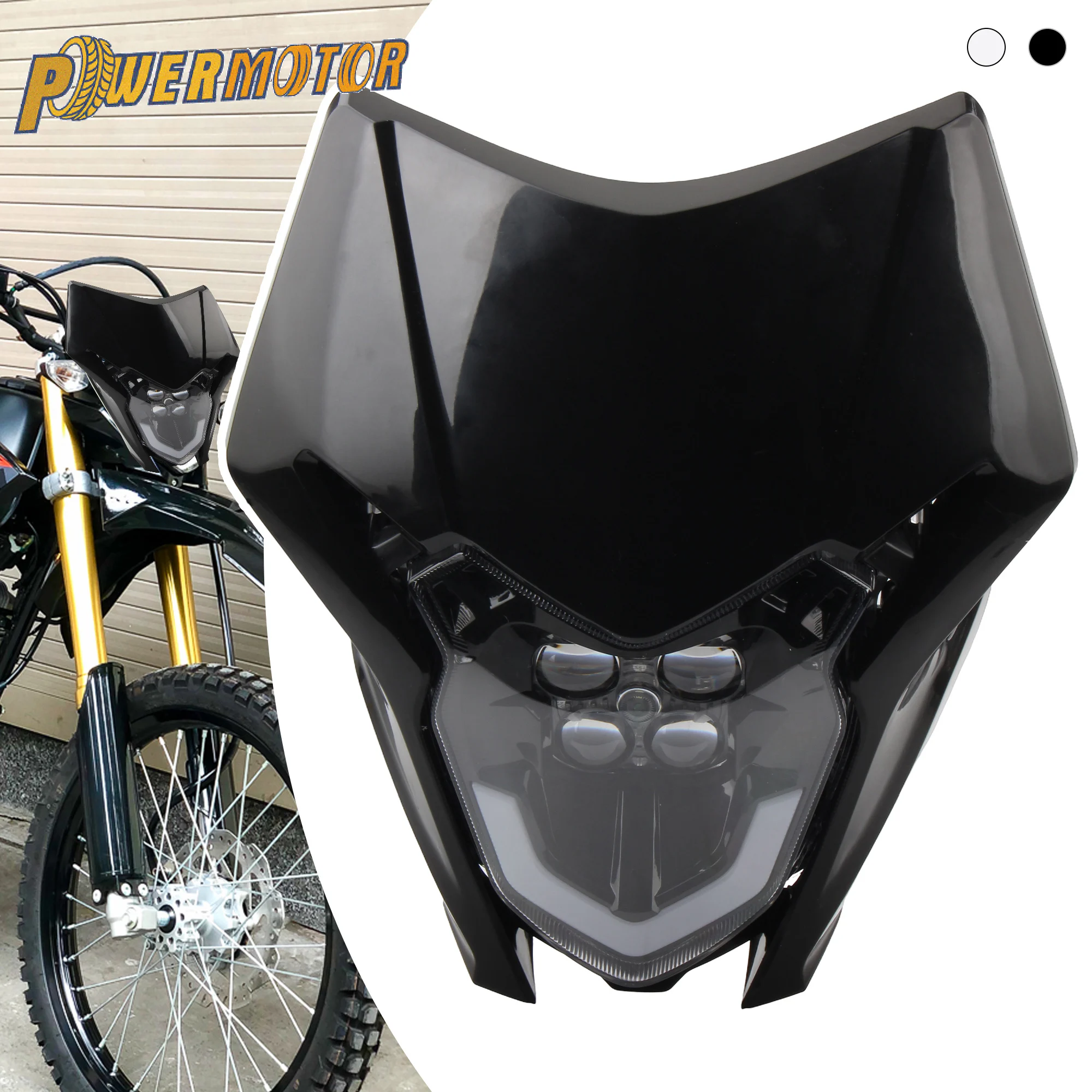 Motorcycle Headligh…