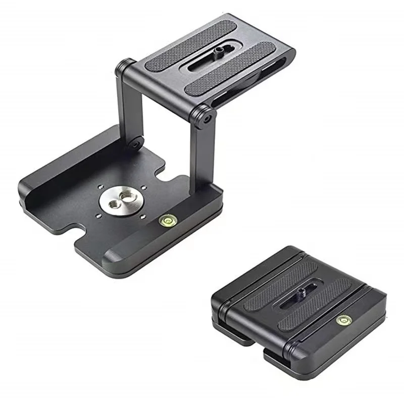 Trípode profesional de Metal plegable tipo Z, soporte para cámara de estudio de fotografía, placa de videocámara Compatible con escritorio