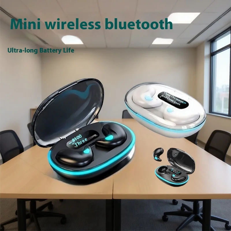 

sport bluetooth headphones noise canceling earbuds wireless sleep the business trip Portable touch call gaming in ear headphones