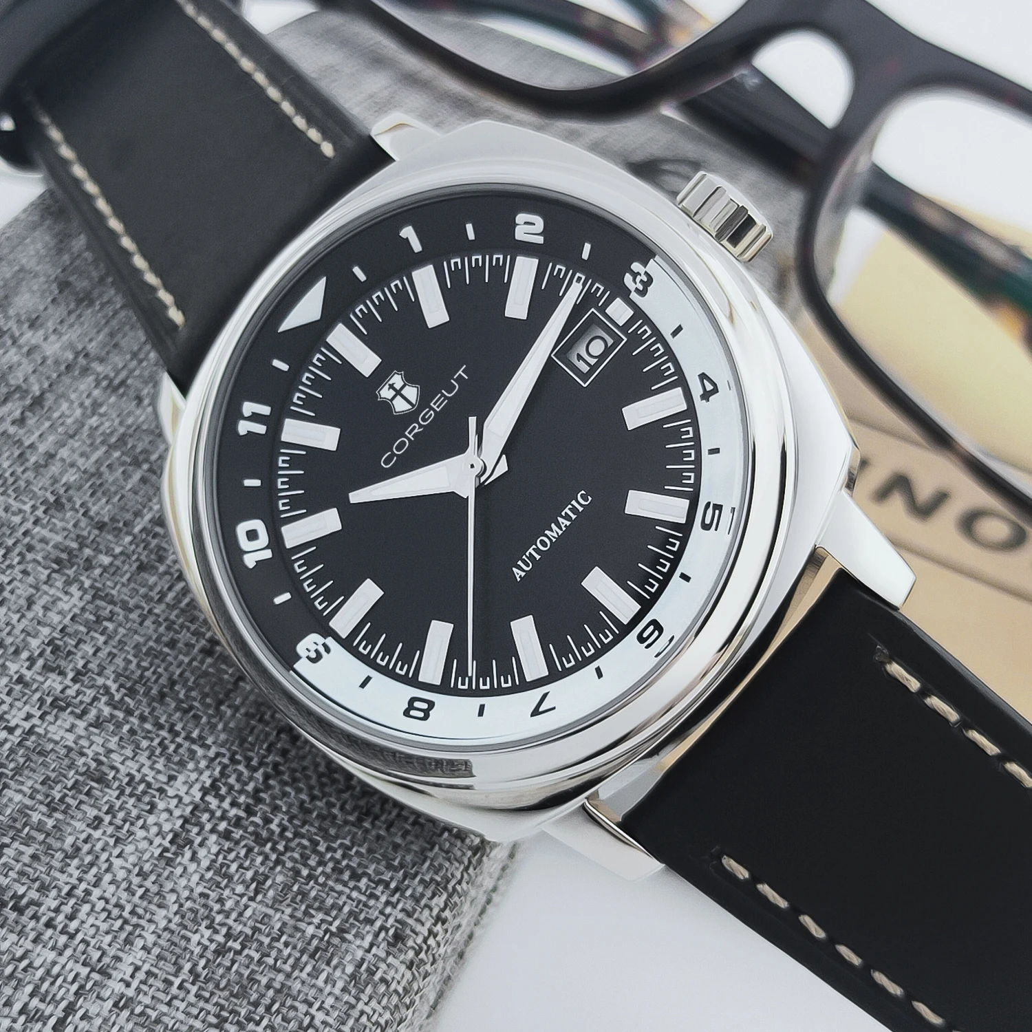 커스텀 42MM 스테인리스 스틸 사파이어 글래스 NH3 - Luxury Watch Leather 리뷰 및 가격