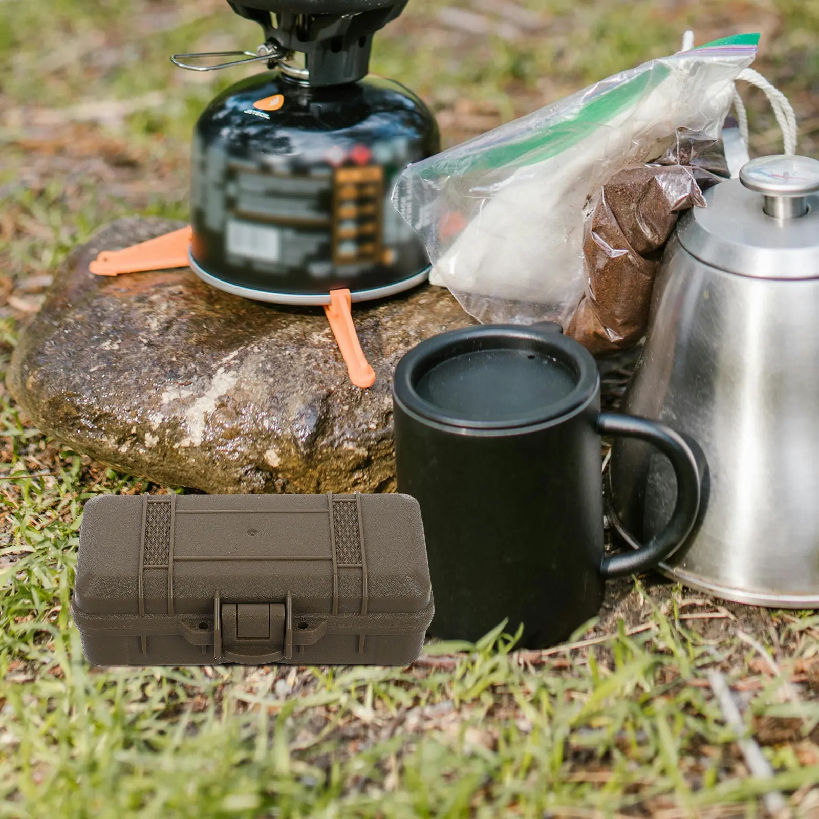 

Ящик для хранения инструментов, водонепроницаемый, ударопрочный, пластиковый контейнер с мягкой пенопластовой защитой для кемпинга, рыбалки, походов и активного отдыха на природе